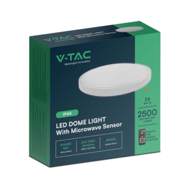 Oprawa V-TAC SKU76621 VT-8624S 3000K 24W 2500lm
