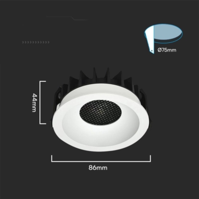 Oprawa V-TAC SKU23674 VT-17018 3000K-4000K-6400K 1