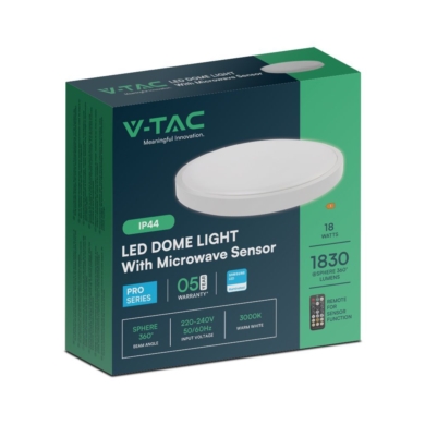 Oprawa V-TAC SKU76611-24 VT-8618S 6500K 18W 1830lm