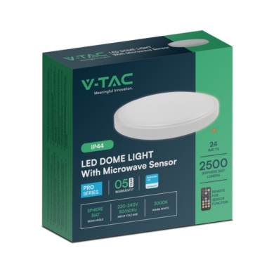 Oprawa V-TAC SKU76621-24 VT-8624S 3000K 24W 2500lm