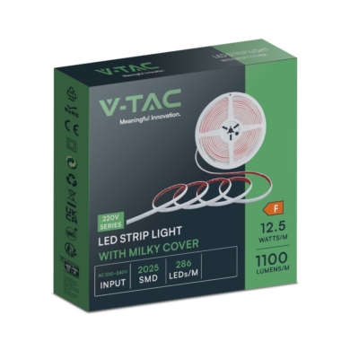 Taśma V-TAC SKU23715 VT-2025 286-5M 3000K 12,5W 11