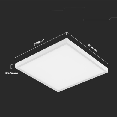 Panel V-TAC SKU23766 VT-61037 6500K 36W 4320lm