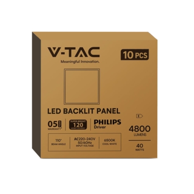 Panel V-TAC SKU23823 VT-61040 6500K 40W 4800lm