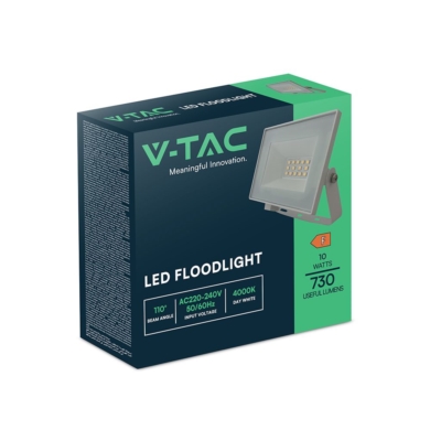 Naświetlacz V-TAC SKU23973 VT-44012 6500K 10W 730l