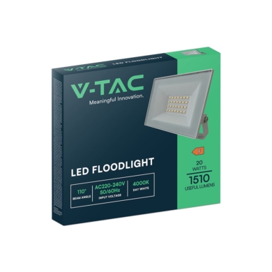 Naświetlacz V-TAC SKU23983 VT-44022 4000K 20W 1510