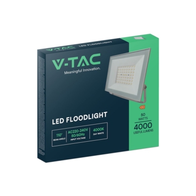 Naświetlacz V-TAC SKU23989 VT-44054 6500K 50W 4000