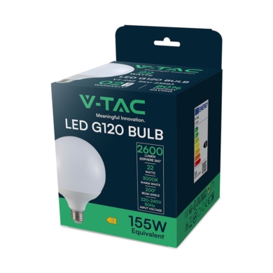 Żarówka V-TAC SKU23883 VT-242-N 3000K 22W 2600lm