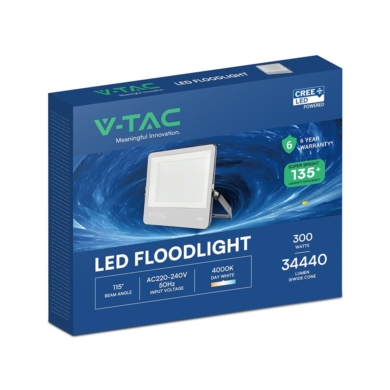Naświetlacz V-TAC SKU238256 VT-44003 4000K 300W 34