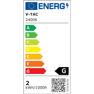Oprawa V-TAC SKU24006 VT-10182 3000K 2W 60lm