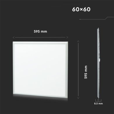 Panel V-TAC SKU24080 VT-6060 4000K 40W 4950lm