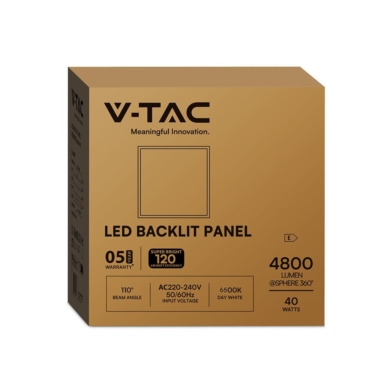 Panel V-TAC SKU24144 VT-61042 6500K 40W 4800lm