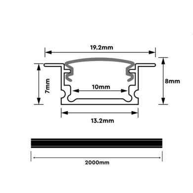 Profil V-TAC SKU24301 VT-81134