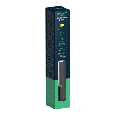 Słupek V-TAC SKU24318 VT-10190 3000K 8W 1100lm