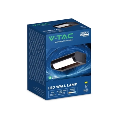 Kinkiet V-TAC SKU243436 VT-120012-B 3000K 10W 1550