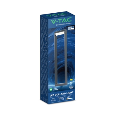 Słupek V-TAC SKU243516 VT-120011 3000K 10W 1550lm