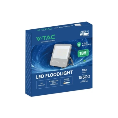 Naświetlacz V-TAC SKU9894-6 VT-44105 4000K 100W 18