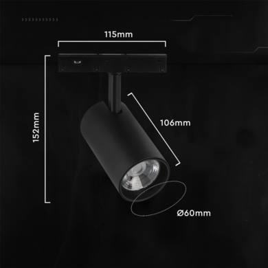 Oprawa V-TAC SKU24402 VT-40012 6400K 10W 950lm