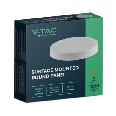 Panel V-TAC SKU7875 VT-60012 6500K 12W 1200lm