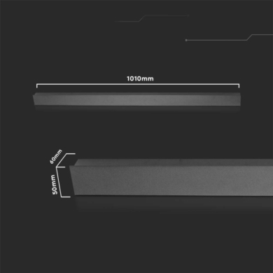 Oprawa V-TAC SKU10431 VT-1176 3000K 16W 2035lm