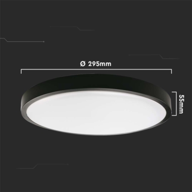 Oprawa V-TAC SKU7637 VT-8624B-RD 4000K 24W 2400lm