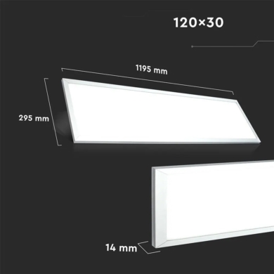 Panel V-TAC SKU216258 VT-12031 6400K 29W 3960lm