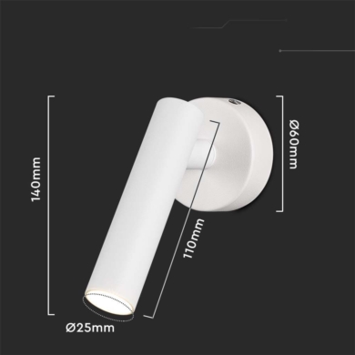 Oprawa V-TAC SKU10292 VT-412 3000K 2W 150lm