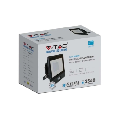 Naświetlacz V-TAC SKU20262 VT-138S 3000K 30W 2340l
