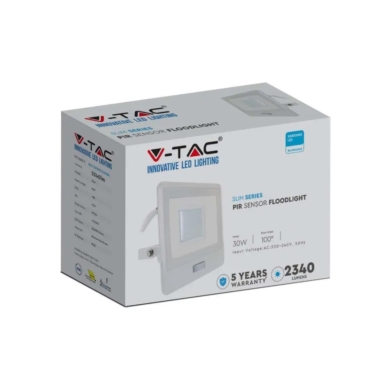 Naświetlacz V-TAC SKU20300 VT-138S-1 6400K 30W 234