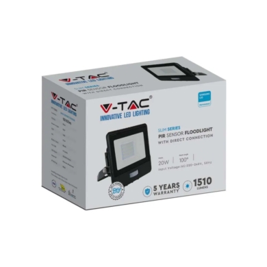 Naświetlacz V-TAC SKU20259 VT-128S-B 3000K 20W 151