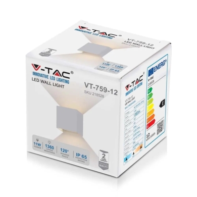 Oprawa V-TAC SKU218528 VT-759-12-W 4000K 11W 1360l