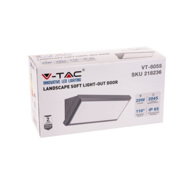 Oprawa V-TAC SKU218236 VT-8055 3000K 20W 2050lm