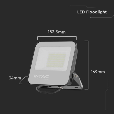Naświetlacz V-TAC SKU9893 VT-4456 6500K 50W 9250lm