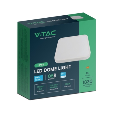 Oprawa V-TAC SKU76261-24 VT-8618 6500K 18W 1830lm