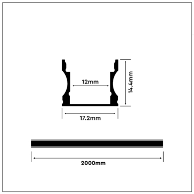 Profil V-TAC SKU3354 VT-8110