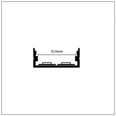 Profil V-TAC SKU3367 VT-8108-W