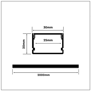Profil V-TAC SKU3371 VT-8118