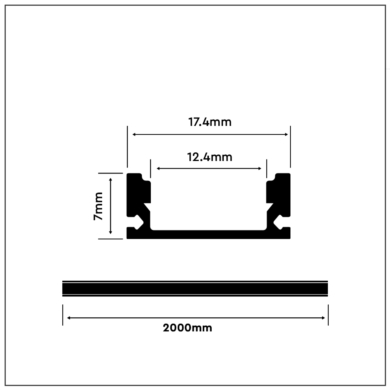 Profil V-TAC SKU2873 VT-8113