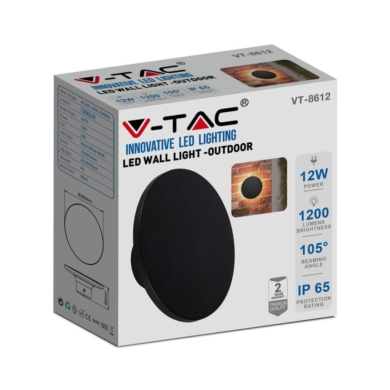 Oprawa V-TAC SKU6787 VT-8612B-RD 3000K 12W 1200lm