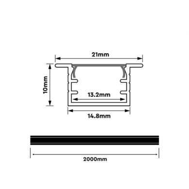 Profil V-TAC SKU24297 VT-81130
