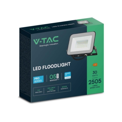 Naświetlacz V-TAC SKU10022 VT-44030 6500K 30W 2505