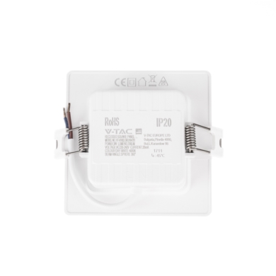 Panel V-TAC SKU104781 VT-61003SQ-S 4000K 3W 330lm