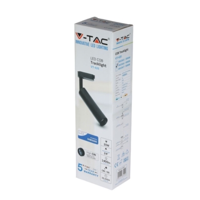 Oprawa V-TAC SKU367 VT-420-B 5000K 20W 1600lm