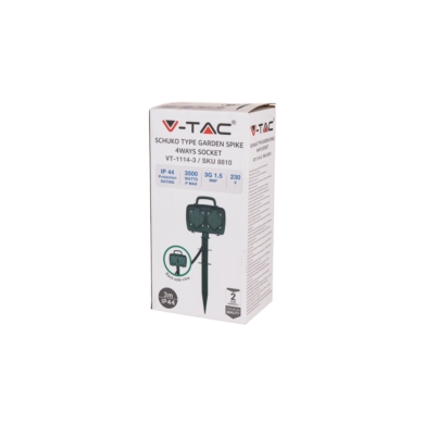 Gniazda V-TAC SKU8810 VT-1114-3