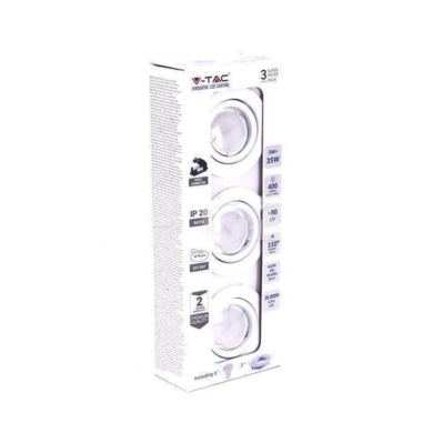 Zestaw V-TAC SKU8883 VT-3333 6400K 5W 400lm