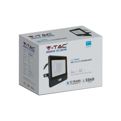Naświetlacz V-TAC SKU20288 VT-138S-1 6400K 30W 234