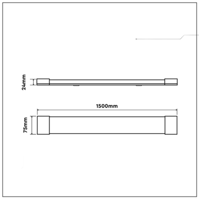 Oprawa V-TAC SKU20366 VT-8338 4000K 38W 5900lm