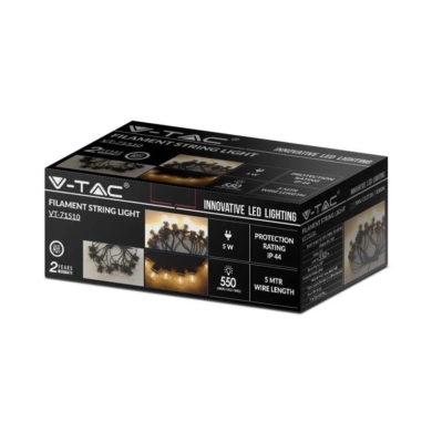 Girlanda V-TAC SKU212728 VT-71510 3000K 5W 550lm