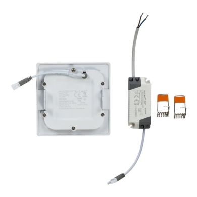 Panel V-TAC SKU214865 VT-607 6400K 6W 490lm
