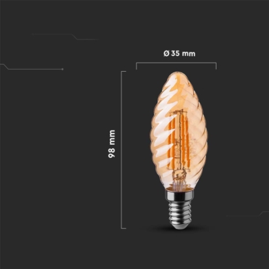 Żarówka V-TAC SKU217115 VT-1948 2200K 4W 350lm