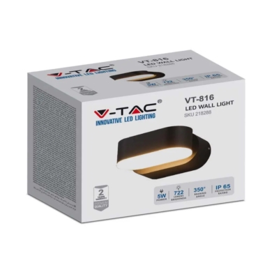 Kinkiet V-TAC SKU218289 VT-816 4000K 6W 800lm